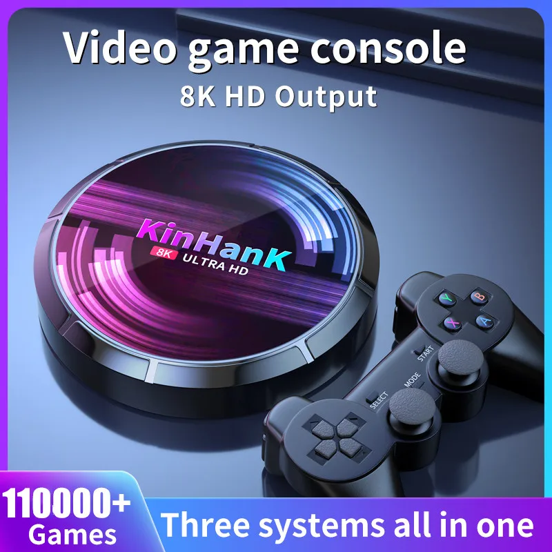 Ретро Wi-Fi игровая консоль X Max для PS1/PSP/N64/DC/SNES Game Player 4K HD H96 Game/TV Box с 114000 + играми |