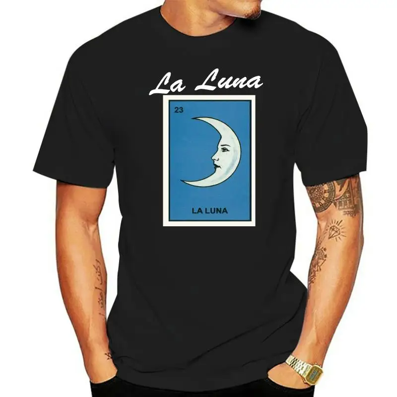 LA LUNA Loteria  T-Shirts Lottery T-Shirts  Mexican T-Shirts  (MxTs320  ^ )