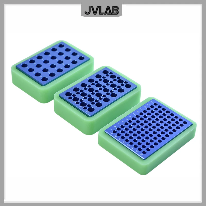 Silikon Stehen Für Eis Modulare Schaum Rack Für Aluminium Eis Box 0,2/1,5 ML PCR Kühler Mantel
