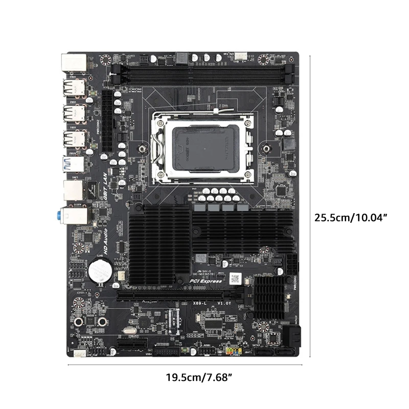 Десктопная материнская плата X89L 16 ядер для amd Opteron 6386 CPU 2 x DDR3 USB 3 0 PCIE 1X Сетевая
