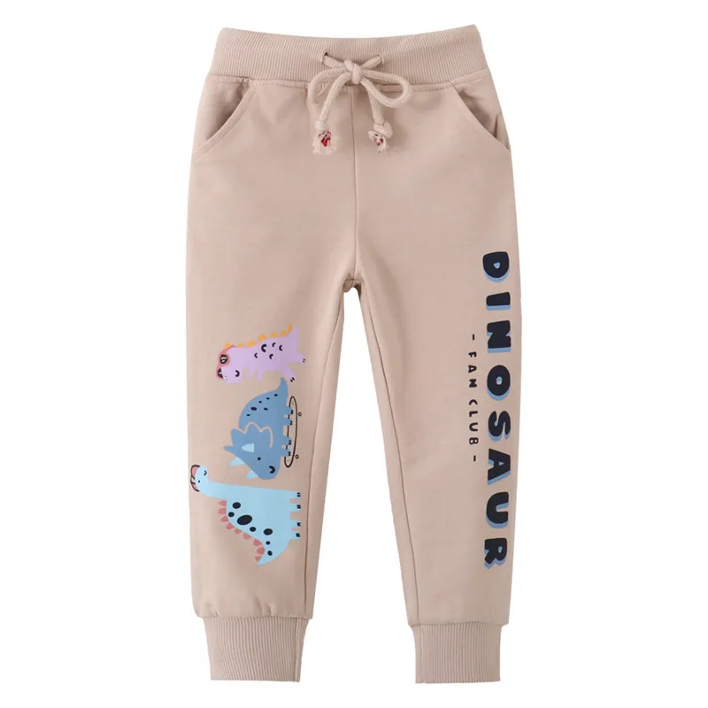 

Jumping Meters Autumn Spring Baby Sweatpants Hot Selling Kids Full Length Trousers Cartoon Fashion Boys Girls Pants