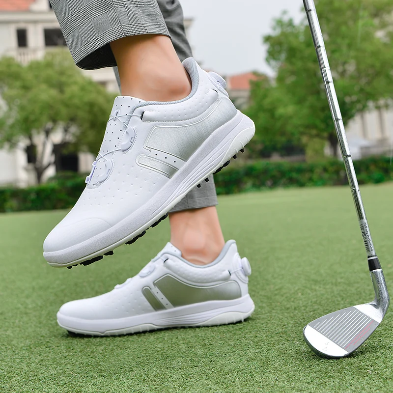 Unisex Golf Ball Men's Professional Comfortable Golf Training Shoes Size 36-46 Grass Walking Shoes Men's Nail Free Golf Sneakers