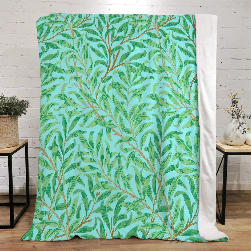 Одеяло для кровати с ивовыми листьями 150X200 см