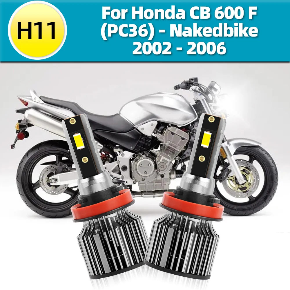 

12 в дальний и ближний свет лампа 2002 лм светодиодные лампы мотоциклетные фары CSP для Honda CB600F (PC36) - Nakedbike 2003 2004 2005 2006