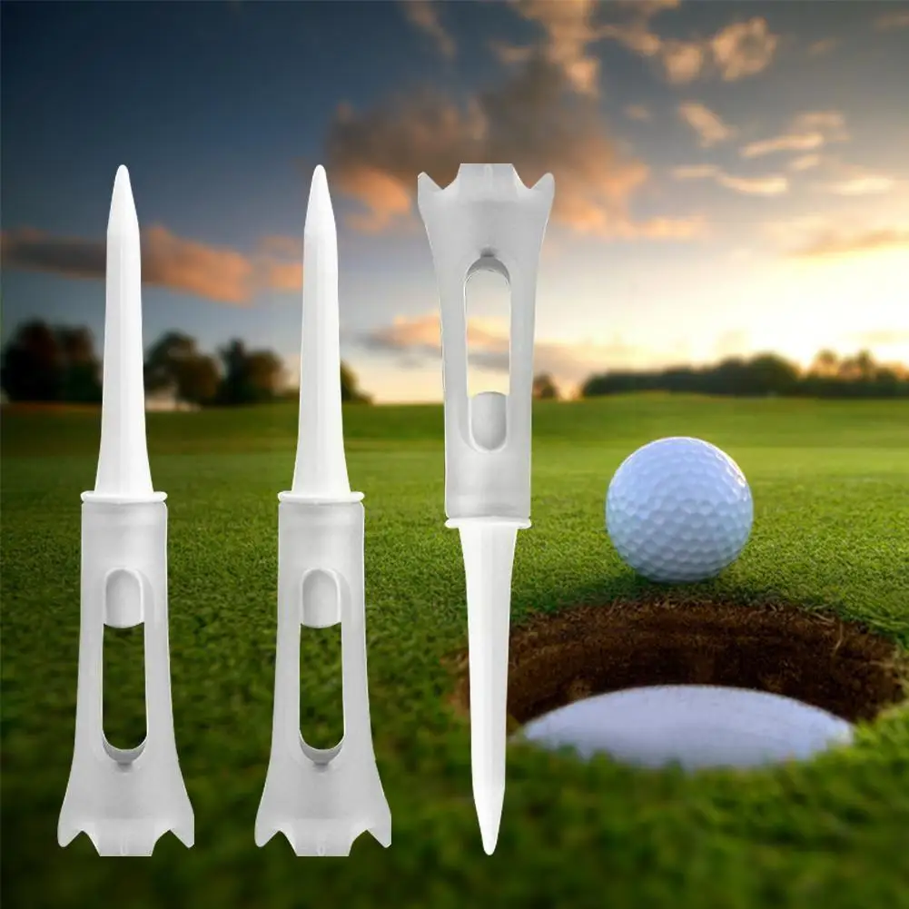 

1 Pcs Golf Tools Soft Rubber Low Resistance Quality Durable Tees Accessories Rubber Golf Plastic 83mm Cushion Golf Golf Tee I4i2