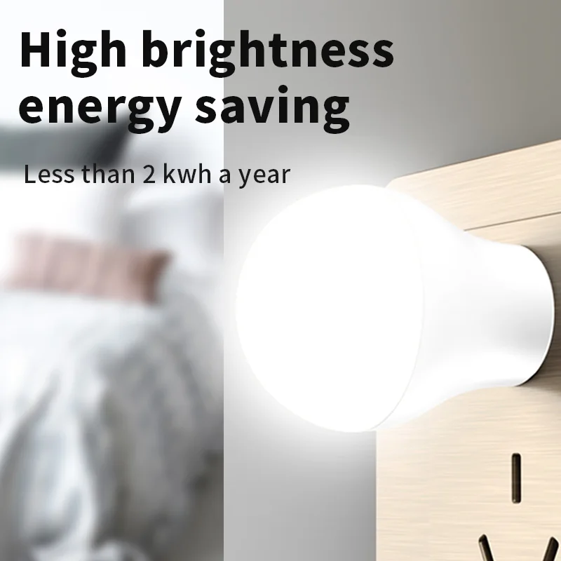 Mini USB Plug Lamp Computer Mobile Power Charging Book Lamps LED Eye Protection Reading Light Small Round Night |
