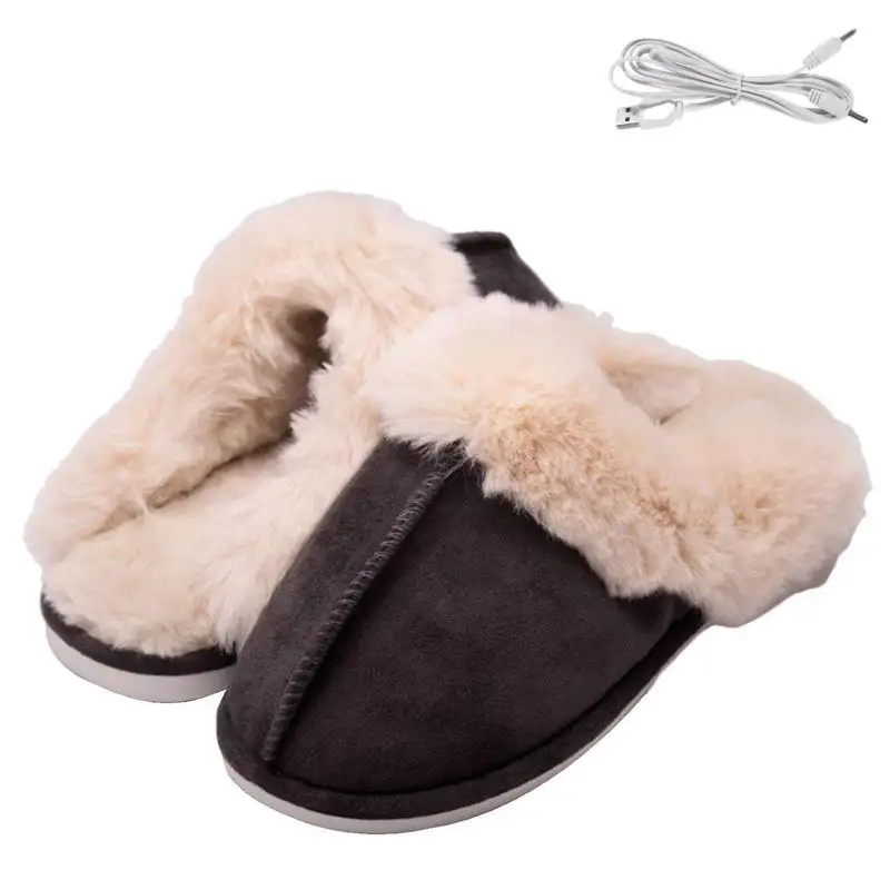 

Heated Slippers For Winter Electric Heating Slippers USB Feet Warmer With Fast Heating Technology Winter Warmth Accessories