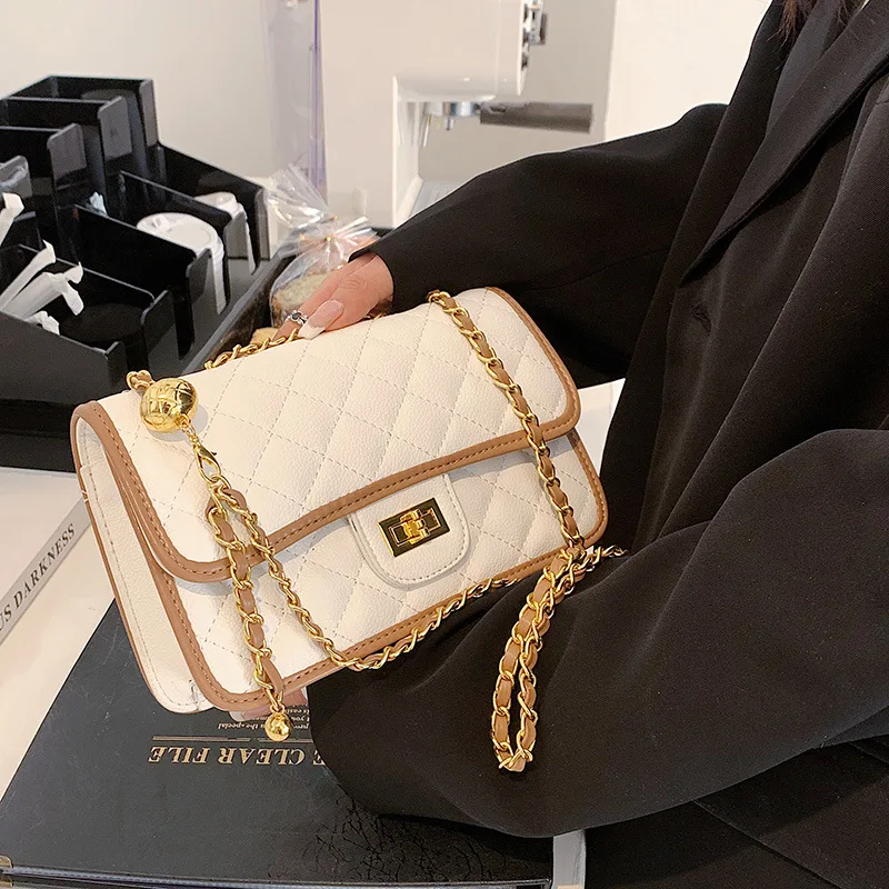 

Модные женские сумки на цепочке, роскошные дизайнерские женские повседневные женские сумки через плечо для женщин, сумка-мессенджер