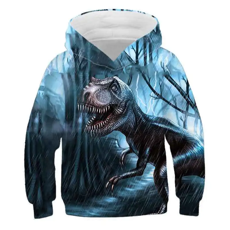 

2022 jurassic world Fallen Kingdom Cool Dinosaur Head 3D Print T shirt Boys and girls Hiphop Tee Tshirt Boy color Clothes Drop