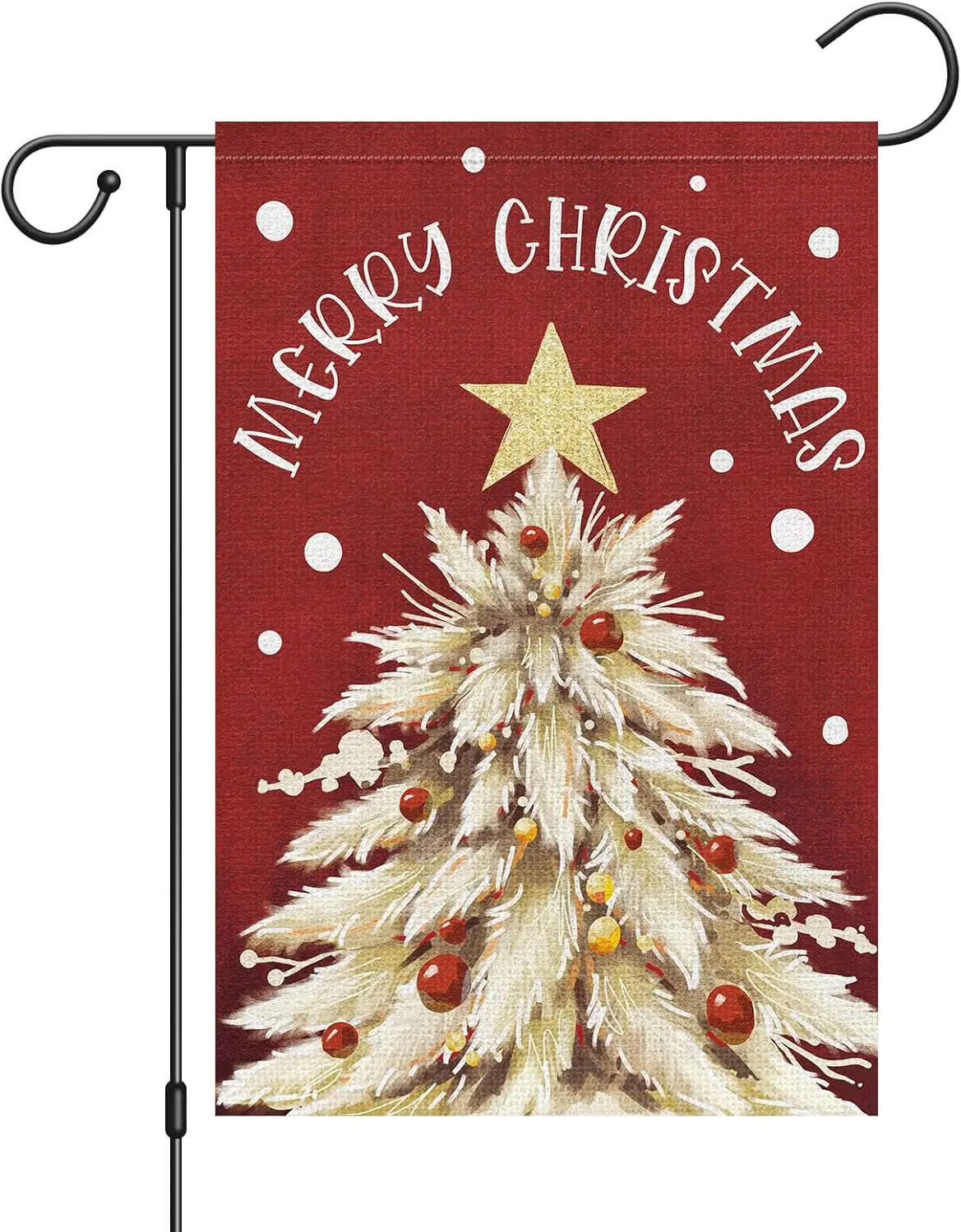 Двухсторонний Садовый флаг для рождественской елки 12x18 дюймов