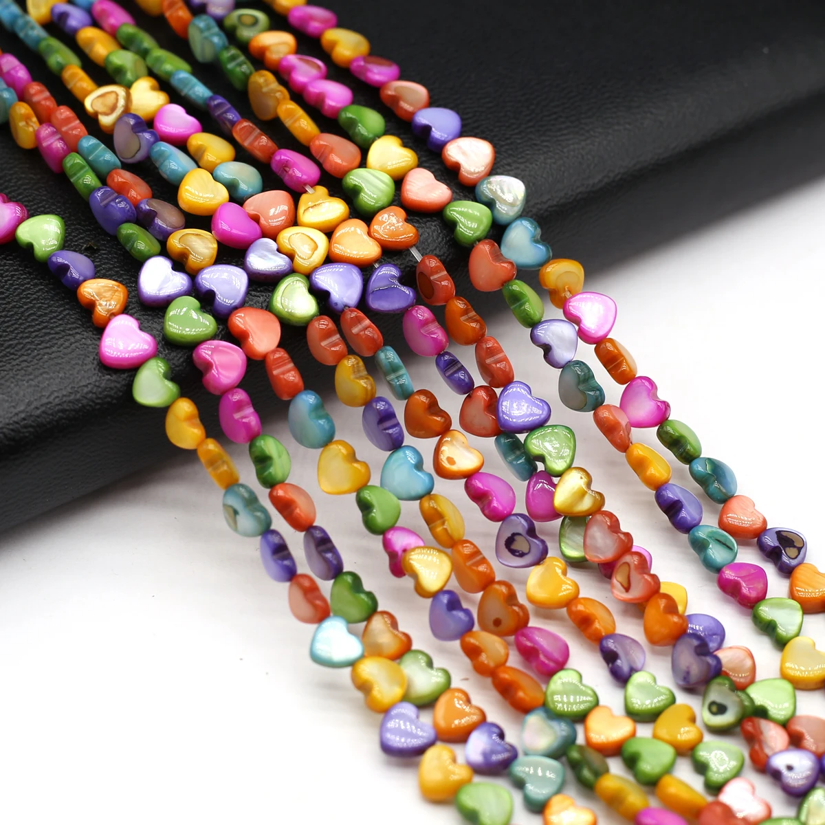 

1pcs Natural Pine Stone Peach Heart Cross Hole Colored Beads Loose Beads DIY Bracelet Necklace Female Charm Necklace Accessories