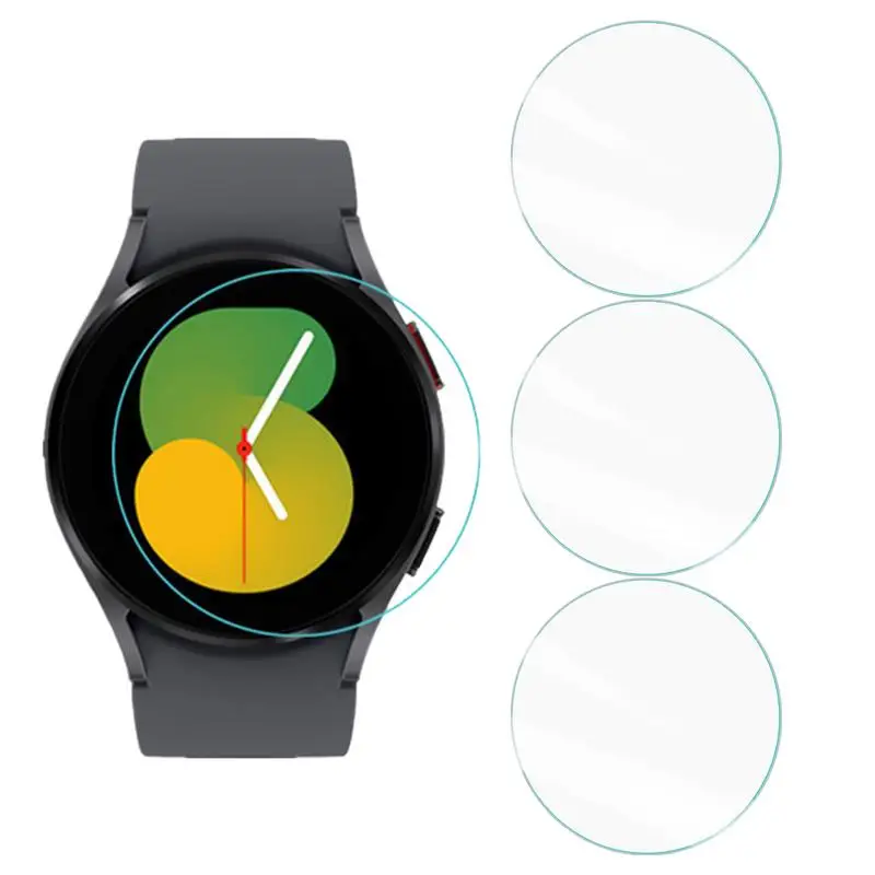 

Защита экрана для часов, закаленное стекло с защитой от царапин для Samsung ForGalaxy Watch 5 Pro Watch 5 44 мм