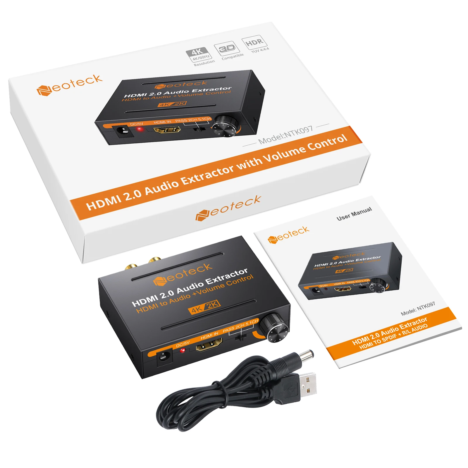 LiNKFOR 4K HD 3D HDMI-совместимый 2 0 аудио сплиттер с оптическим TOSLINK SPDIF 3 5 мм конвертер для
