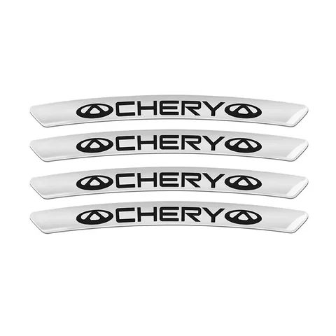 4 шт., декоративные наклейки на ступицу колеса автомобиля из алюминиевого сплава для Chery Tiggo 7 4 2 8 3 Pro 5x5 T11 E3 Arrizo Fulwin Amulet
