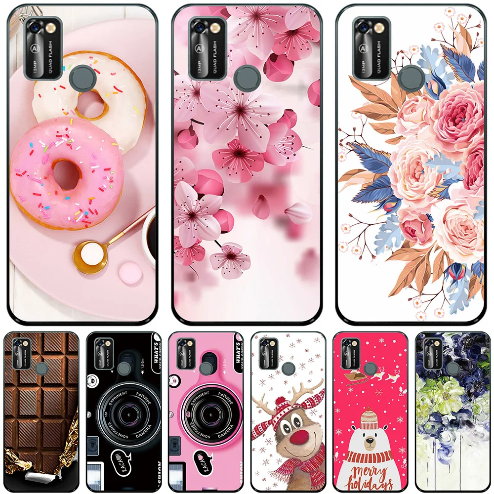 

Phone Bags & Cases For BQ Mobile BQ-6353L Joy 2022 6.26 inch Cover Soft Silicone TPU Fashion Marble Inkjet Painted Shell Bag