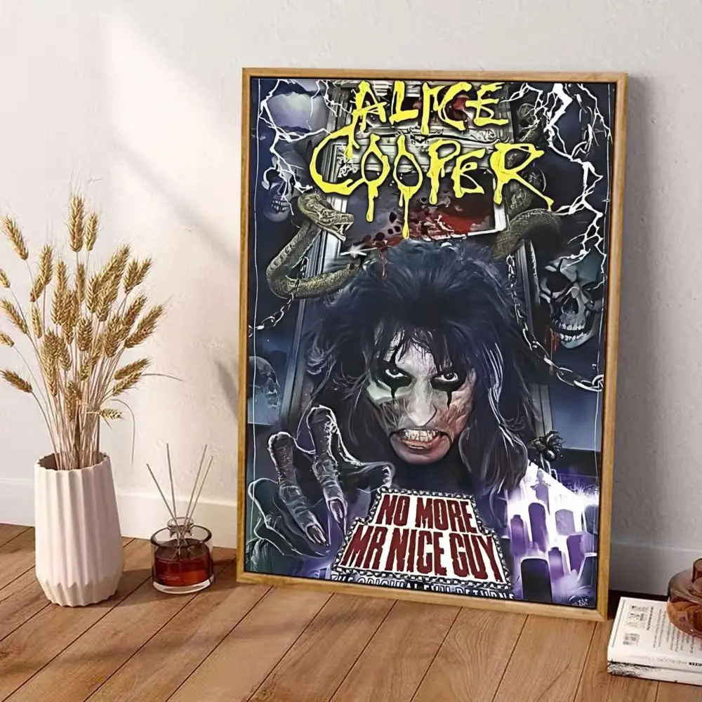 Картина A-Alice CooperS  Каллиграфия на холсте анна юрьевна тишинина каллиграфия в стране заглавных букв 1 4 класс