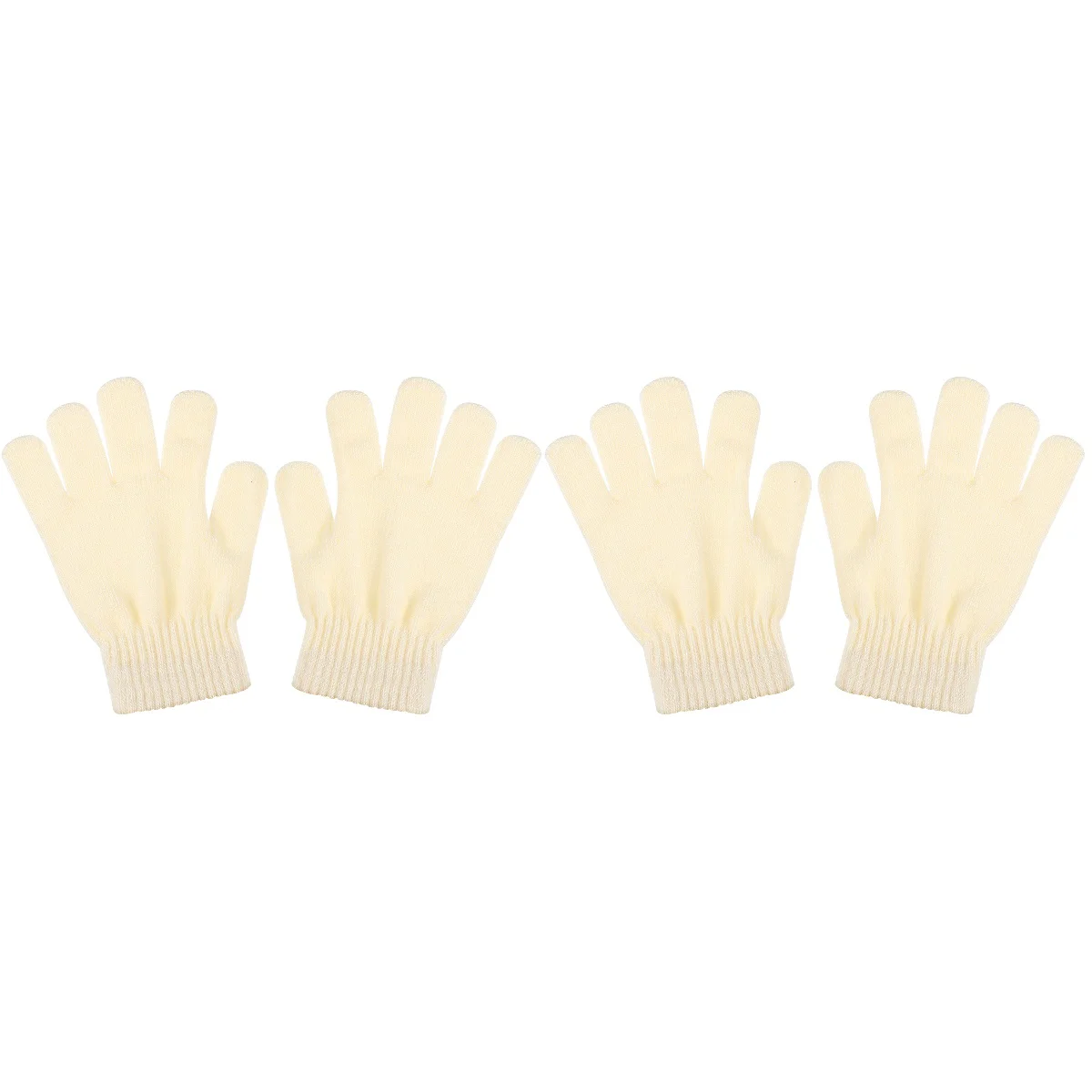 

2 Pairs Winter Warm Knitting Five Finger Kids Full Finger for Kids Children