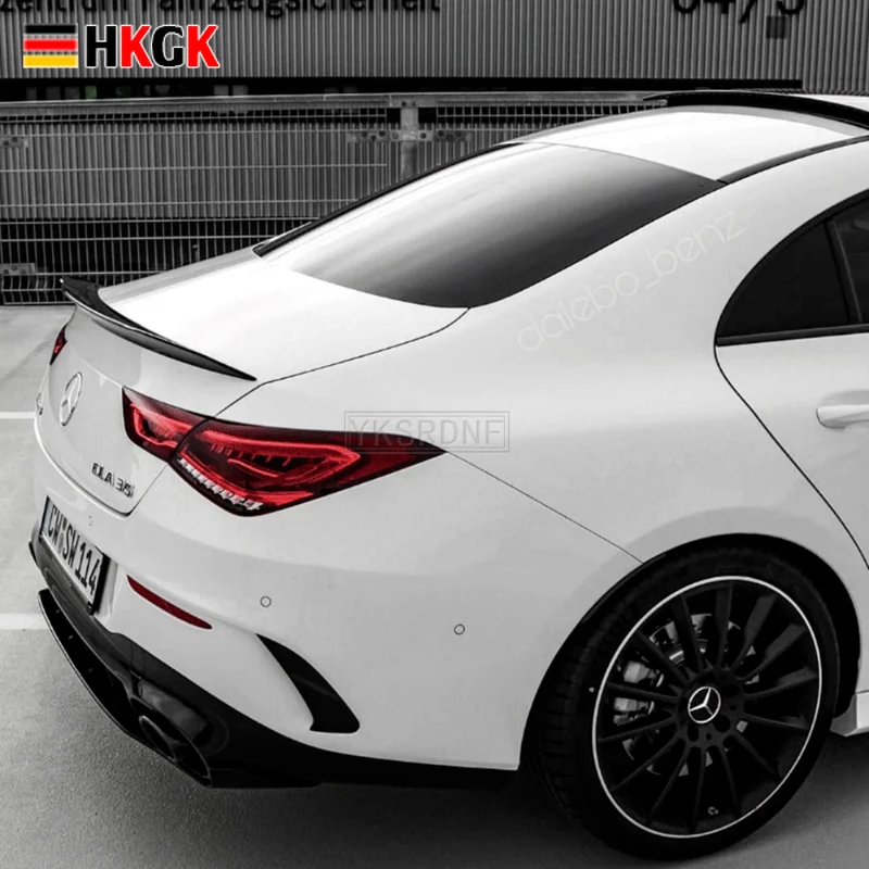 

C118 Rear Spoiler For Mercedes Benz CLA Class W118 2019-2020 CLA250 CLA200 CLA220 ABS Gloss Black Rear Wing Lip Trunk Spoiler