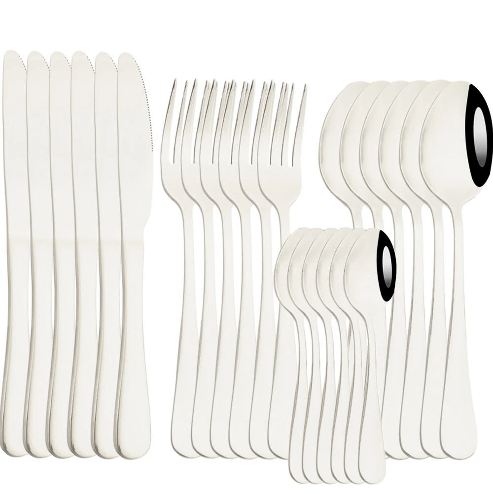 

Набор столовых приборов AJOYOUS из нержавеющей стали 24 шт.