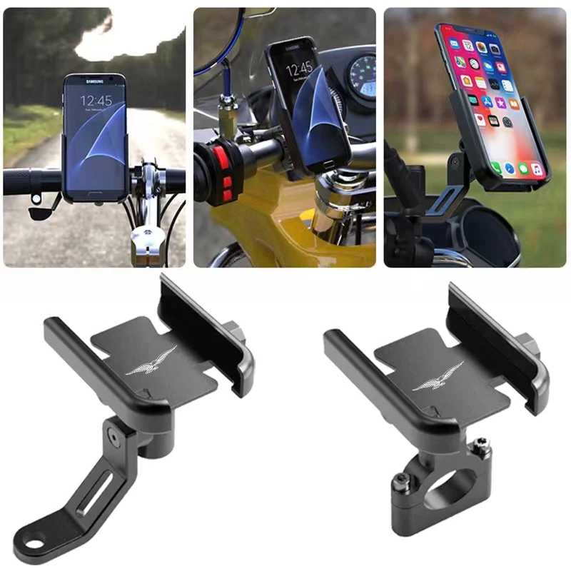 Купи For Moto Guzzi V9 Roamer/Bobber/V85 TT/V7 Stone/Special Motorcycle mobile phone holder GPS navigation mounting bracket за 677 рублей в магазине AliExpress