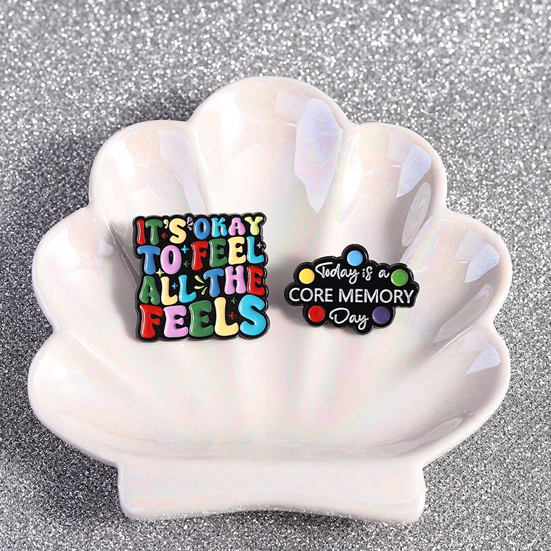 Это добро пожаловать на ощупь эмалированная булавка сердечник день памяти