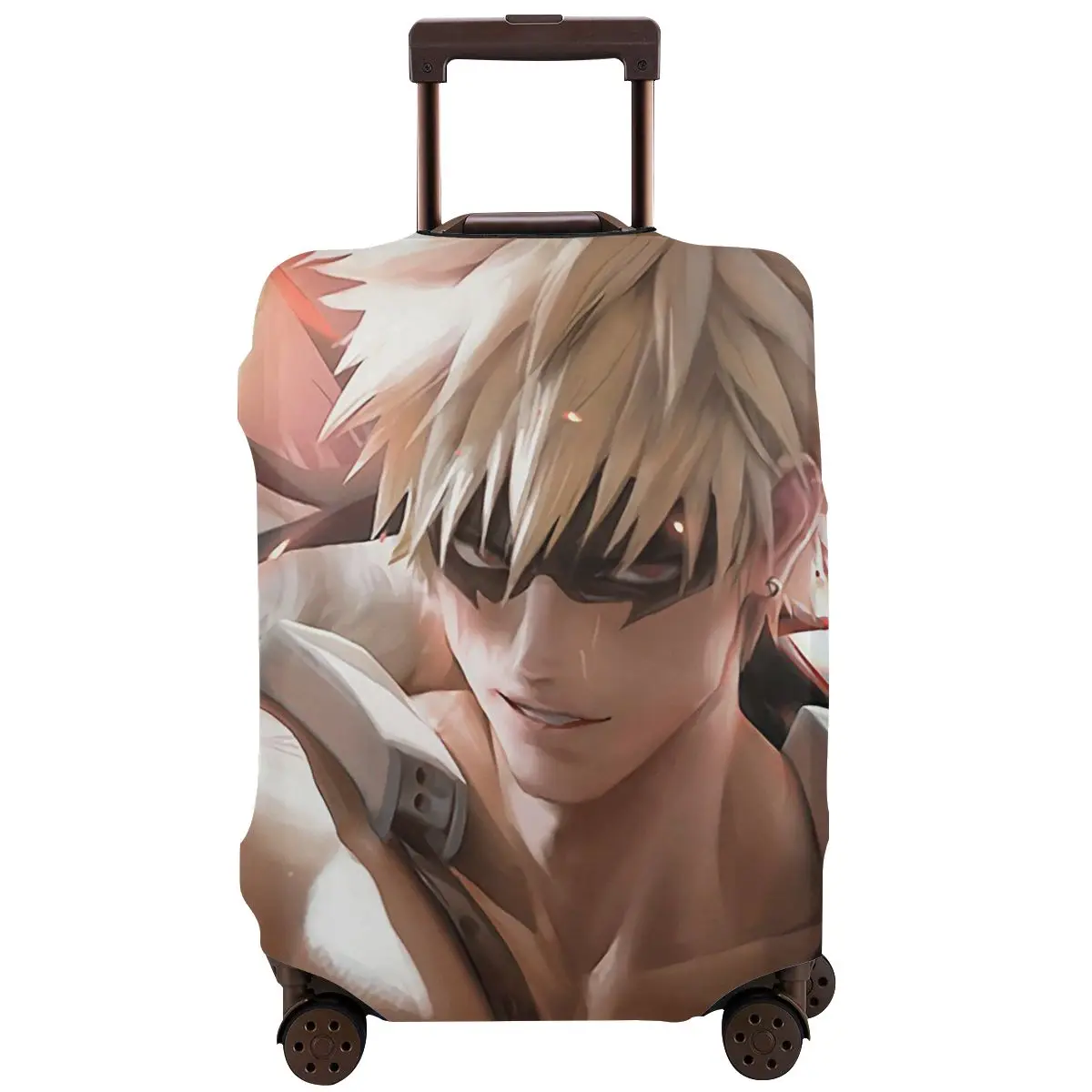 

My Hero Academia Bakugou Katsuki Washable Luggage Protective Cover Luggage Protective Case Travel Elastic Durable Case