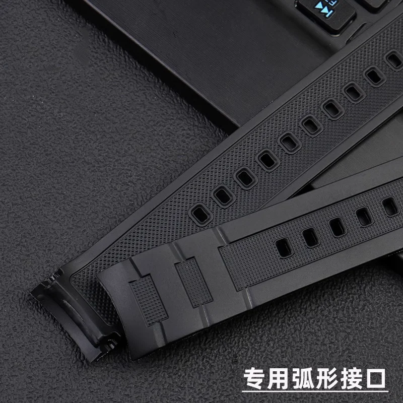 Ремешок для часов из силиконовой резины с изогнутым концом 22 мм EDIFICE Casio EFR-516/EFR-303L