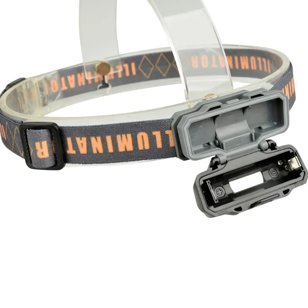 

Mini Headlight Adjustable Led Illumination Flashlight AA Battery Torch