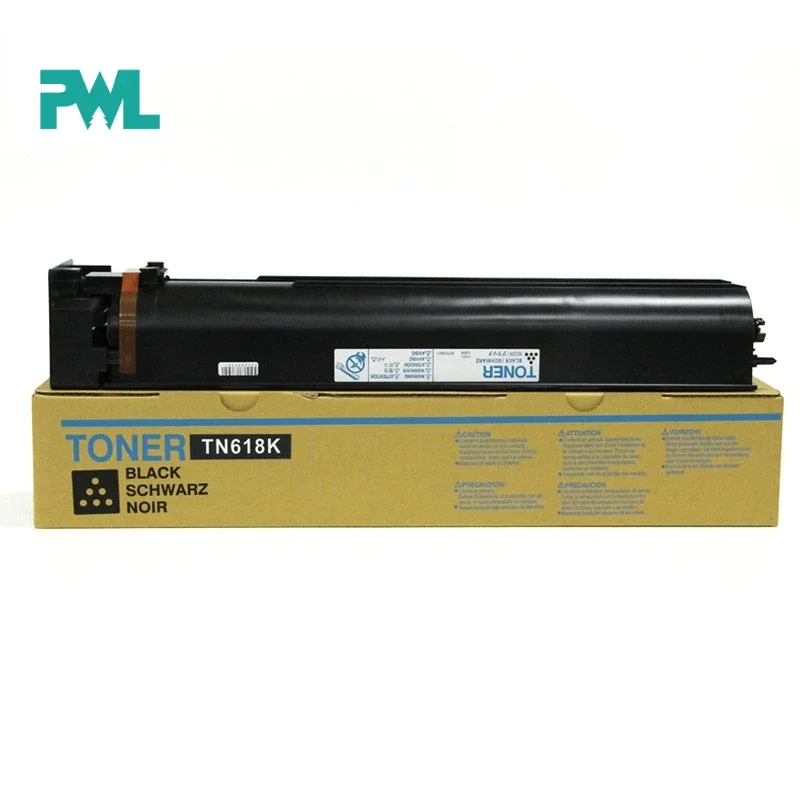 Черный тонер-картридж TN618 TN 618 1 шт. совместимый с принтерами Konica Minolta Bizhub 552 652