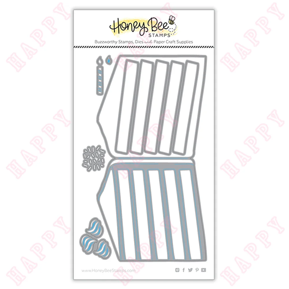 

2022 New Birthday Cake A2 Card Base Metal Cutting Dies Diy Scrapbooking Paper Greeting Cards Diary Decoration Embossing Molds