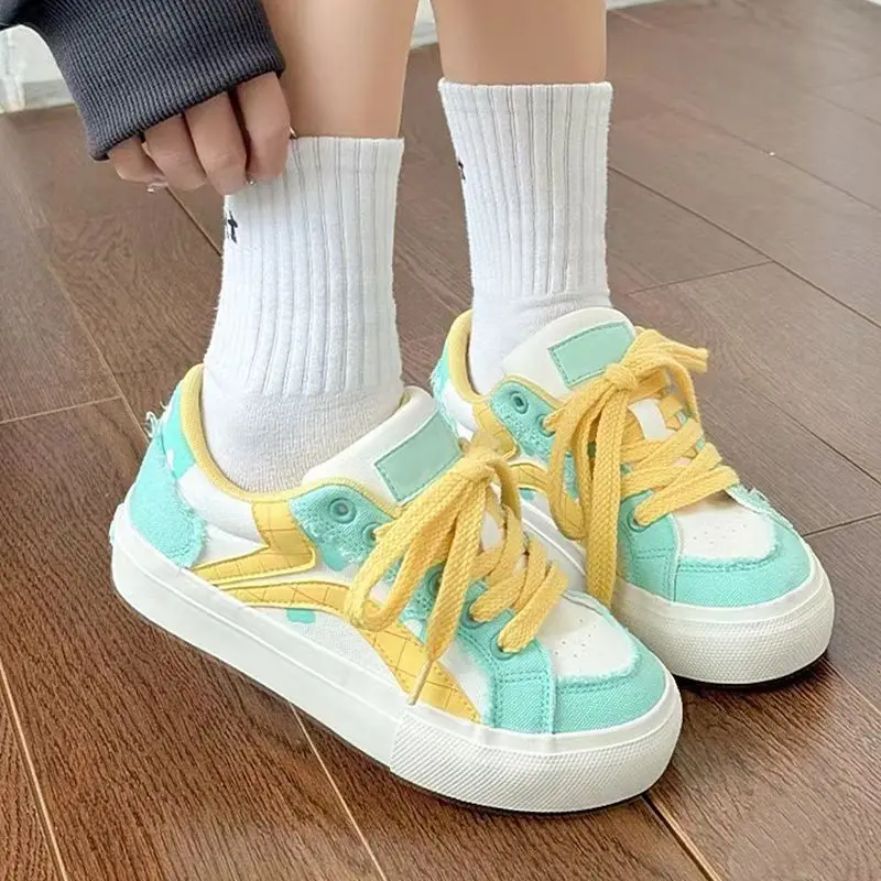 SHANPA Little Clean Fresh обувь для женщин однотонная женская повседневная кампуса и