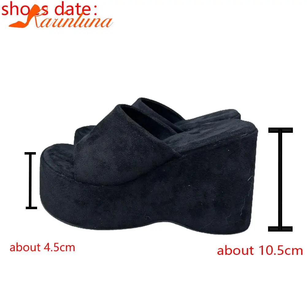 Wedge High Heeled 2023 New Fashion Women Sandals European Style Street Printed Sandals Slipper Vintage Comfy Walking Summer