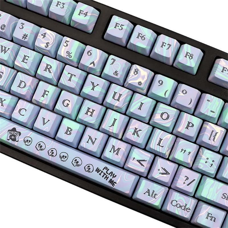 

Upgraded PBT Keycaps Set 112 Keys Caps OEM Profile Custom Keycaps Replacement