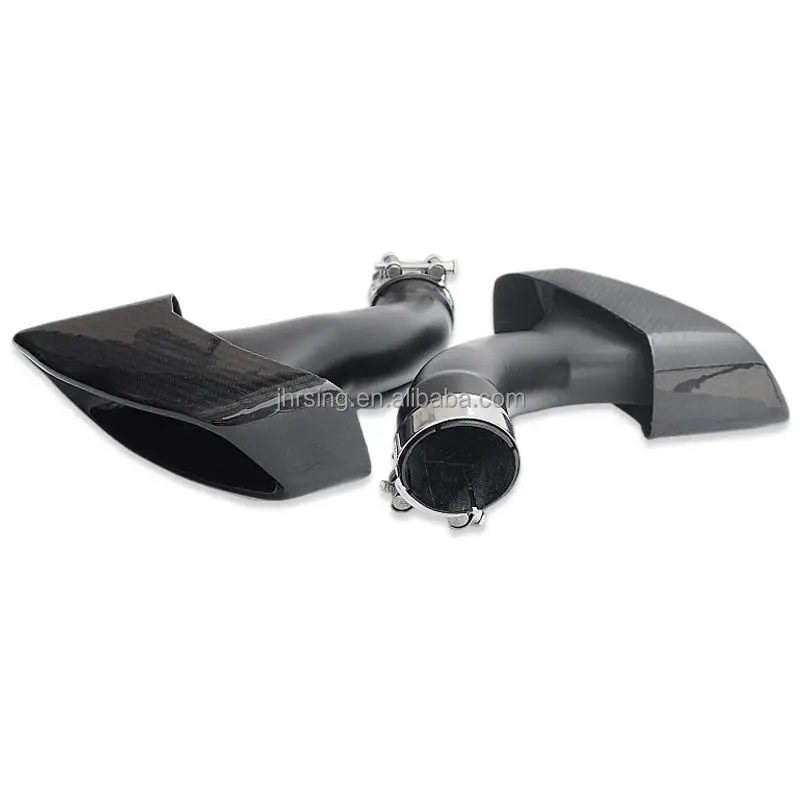 

Motorcycle Exhaust Muffler Tip Carbon Fiber Exhaust Tip For 08-14 X6 E71 Muffler Pipe For BMW