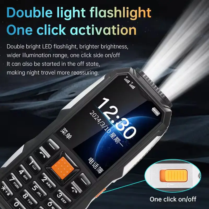 W2025 прочный маленький размер Мини Прочный уличный телефон Кнопка батарея Fm