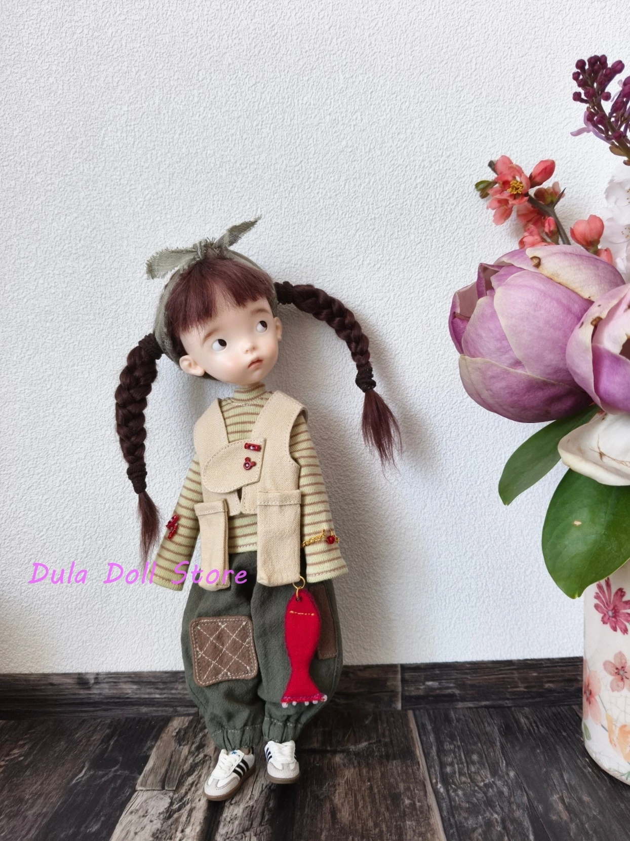 (Уникальная серия) Одежда для кукол Dula комплект жилета и брюк Blythe Landoudou Landazz ob24 ob22
