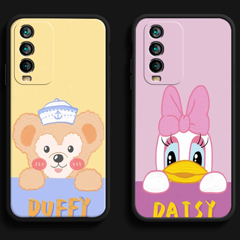 

Disney Cute Phone Cases For Xiaomi Redmi Note 10 10 Pro 10S Redmi Note 10 5G Soft TPU Back Cover Coque Carcasa Funda