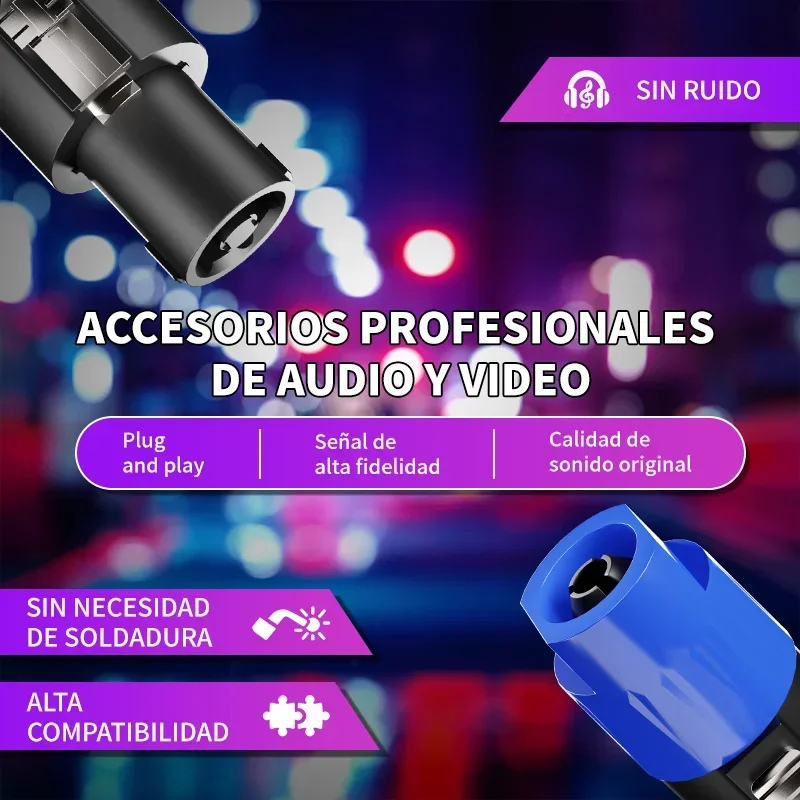 4 шт. 4-жильные аудио разъемы NL4FC Без припоя