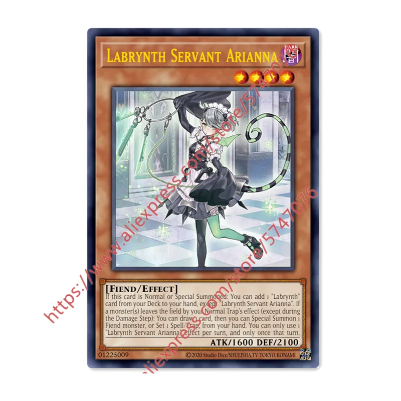 

Yu Gi Oh Labrynth Servant Arianna SR Japanese English DIY Toys Hobbies Hobby Collectibles Game Collection Anime Cards