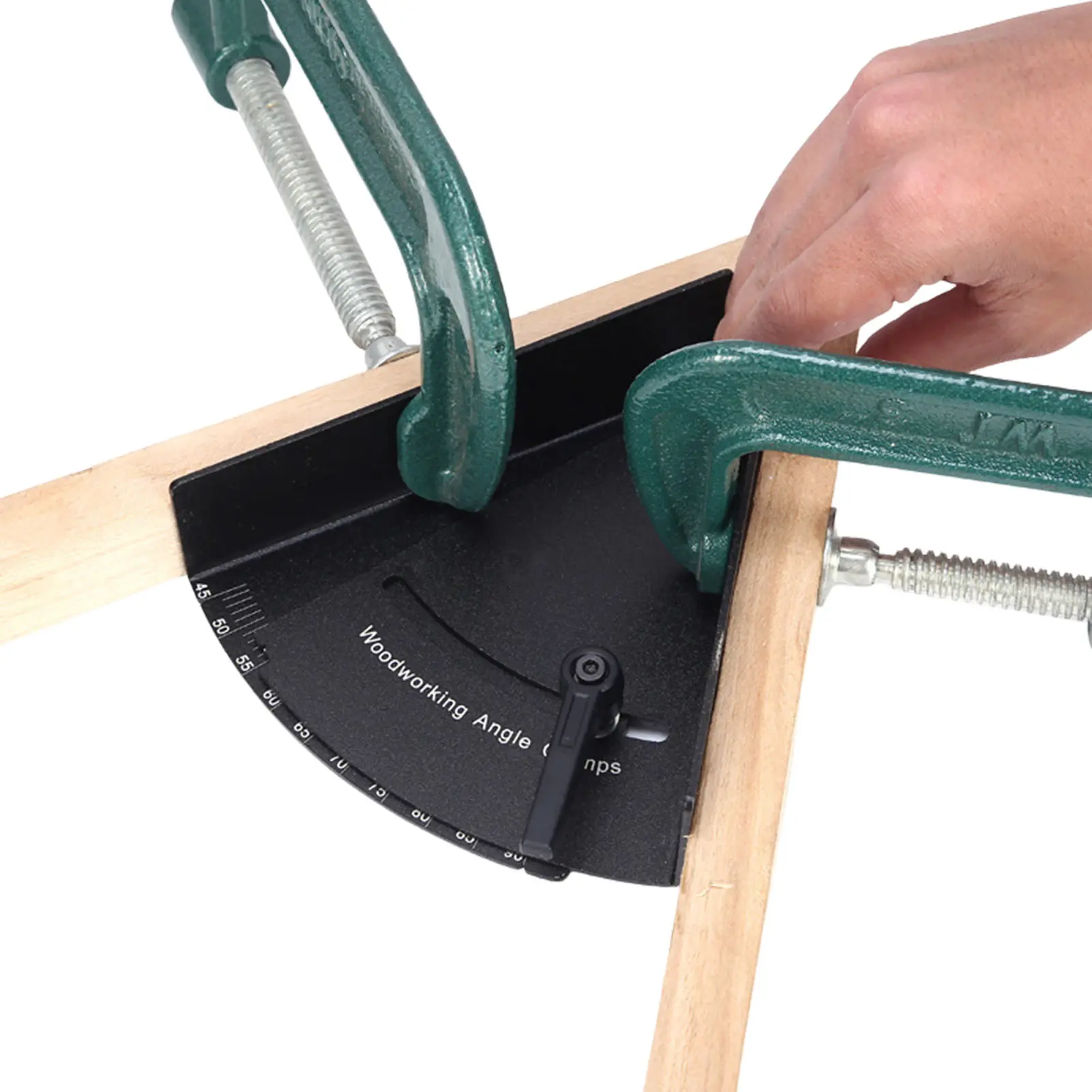 

Woodworking Tools Angle Clamp Corner Clamp Right Angle Swing Woodworking Clip Clamp Tool Aluminum Alloy Angle Finder For Welding