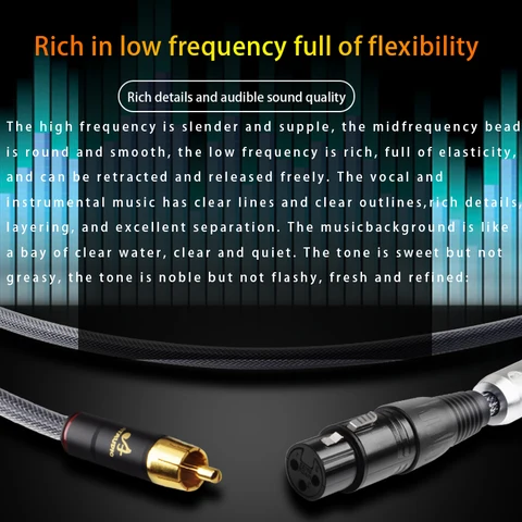 ATAUDIO Удлинительный кабель HiFi 2RCA-2XLR