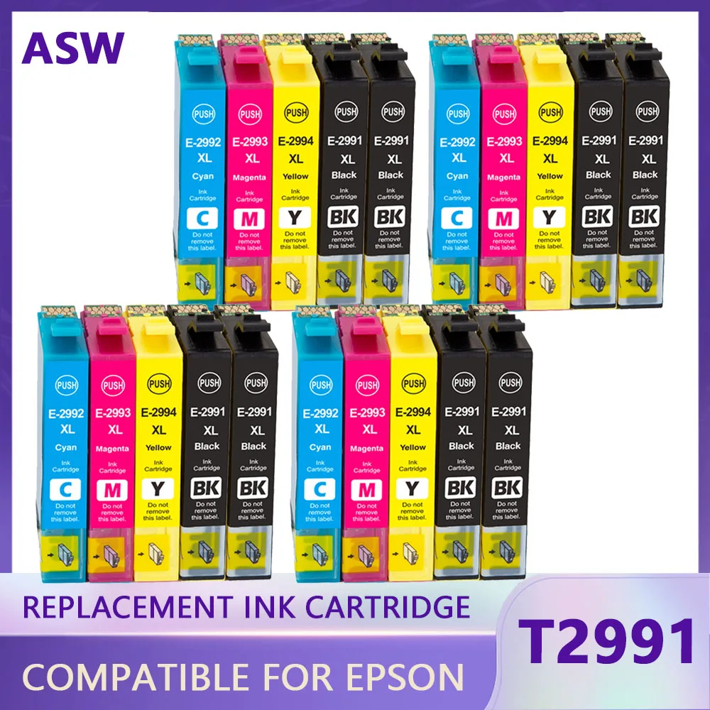 Compatibile T2991 29 29Xl Cartuccia Di Inchiostro Per Epson Xp 235 245 332 335 432 435 247 442 345 255 257 352 355 452 455 Stampante