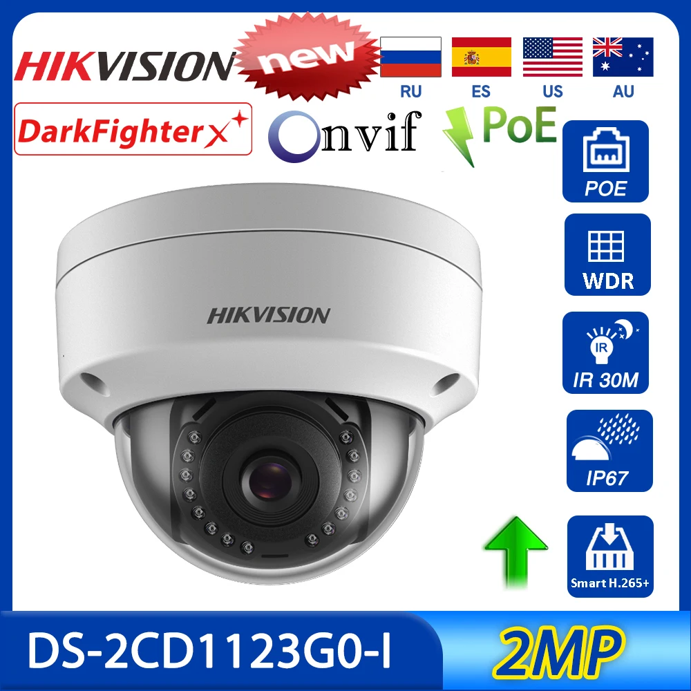 

IP-камера HIKVISION, 2 Мп, 1080P HD, ночное видение
