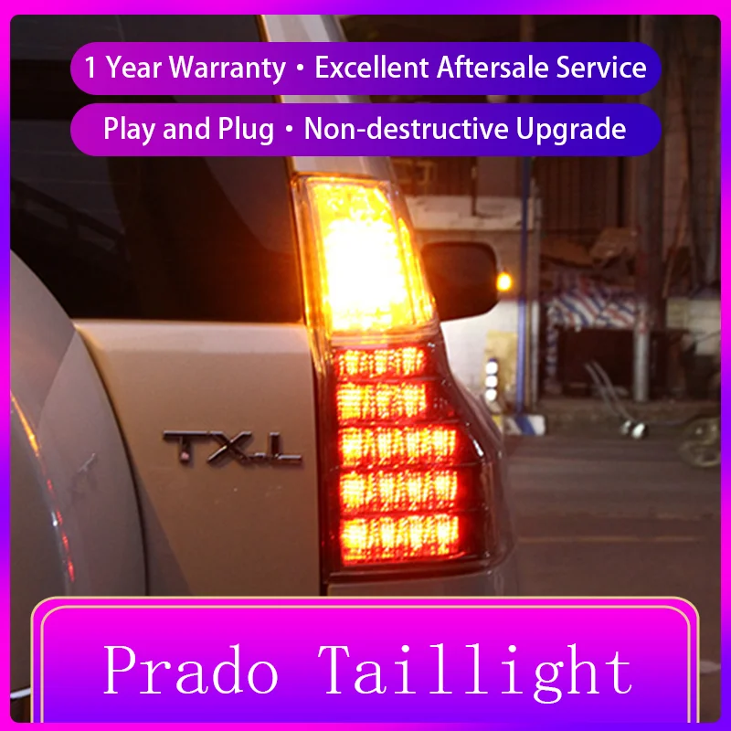 Подходит для Toyota Prado LC150 светодиодный DRL задние фонари 2010-2021 сборка внешние