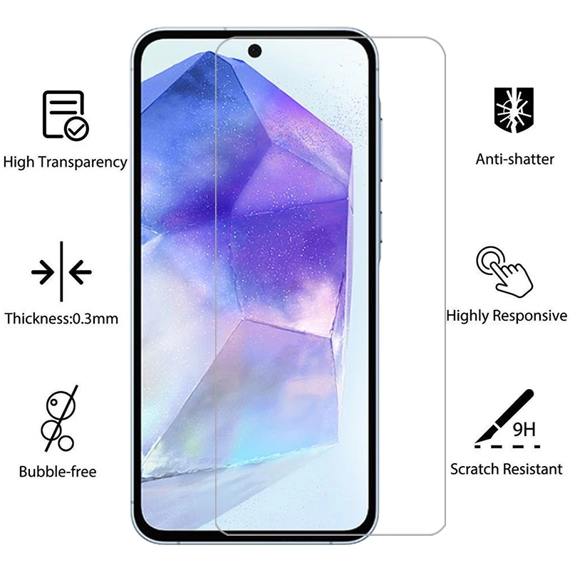 Защитное закаленное стекло для samsung galaxy a55 Защита экрана samsunga55 galaxya55 a 55 55a 4g