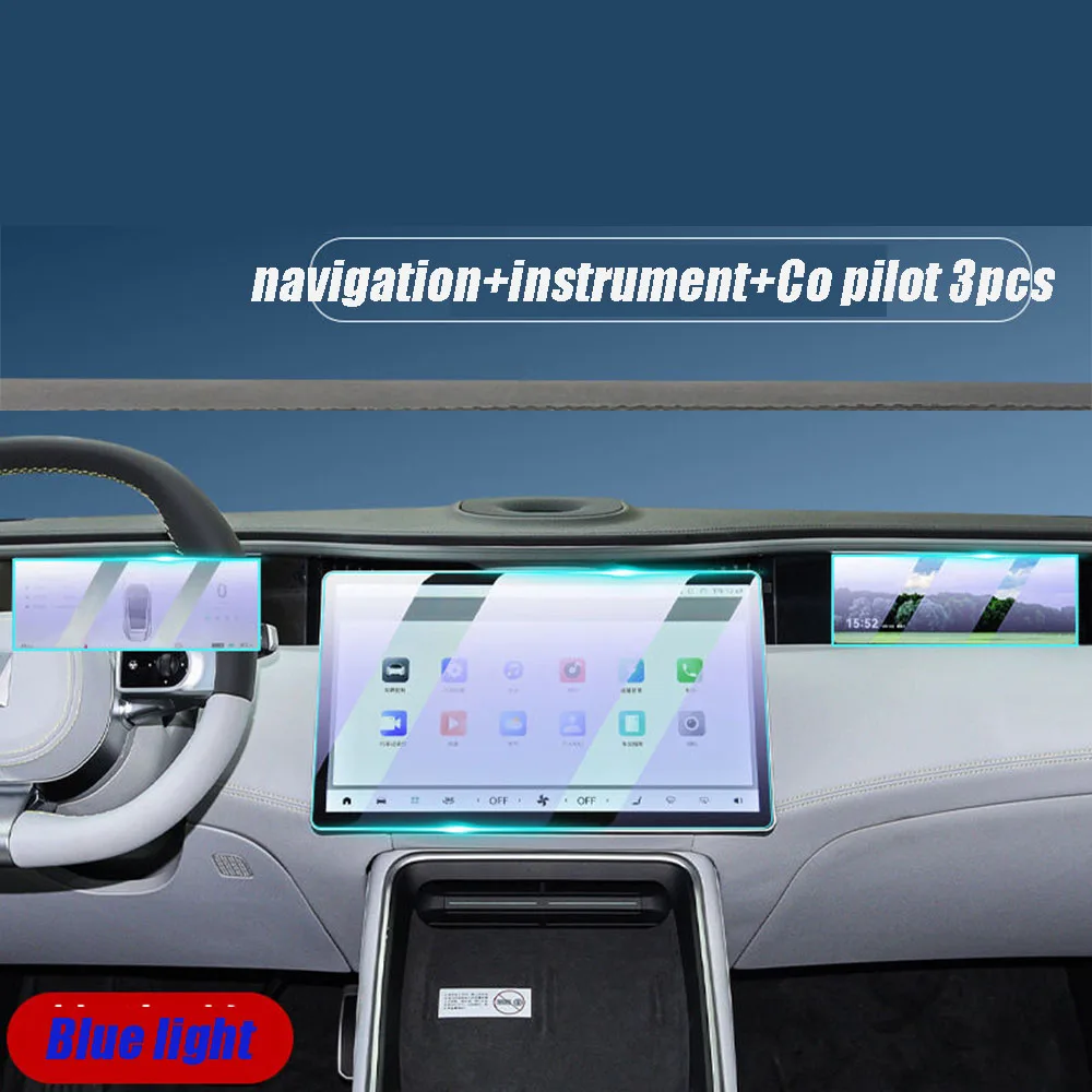 

For Changan AVATAR 11 2022-2024 Car Navigation Central Console Tempered Glass Touch Screen Instrument Film Cover Accessories