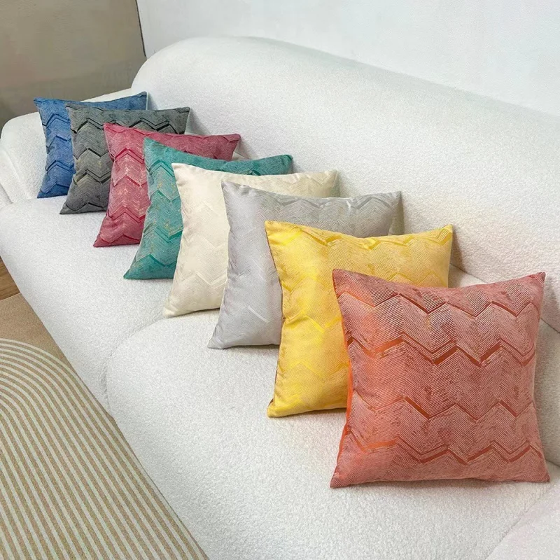 

New Chinese Style Pillow Cover High Precision Jacquard Living Room Sofa Cushion Cover Lumbar Cushion Cover