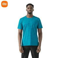 2022 xiami youpin mens ice silk round neck t shirt quick drying breathable cool feeling sports leisure fitness short sleeved