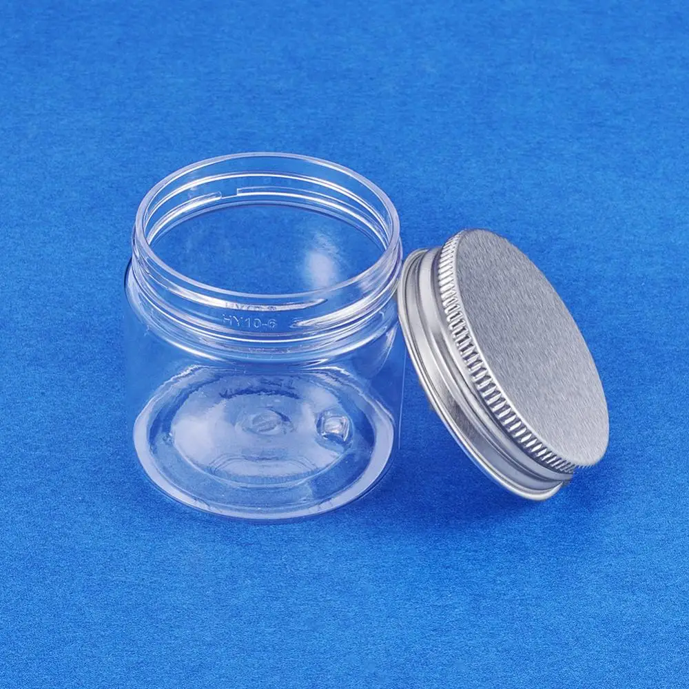 20Pcs/set Transparent Plastic Bead Containers 30ml Column Jewelry Storage Boxes Small Parts Crafts Packaging Jars