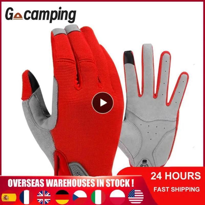 

GIYO Sports Touch Screen Long Full Fingers Gel Sports Cycling Gloves Women Men Bicycle Gloves MTB Road Bike Riding Racing Gloves